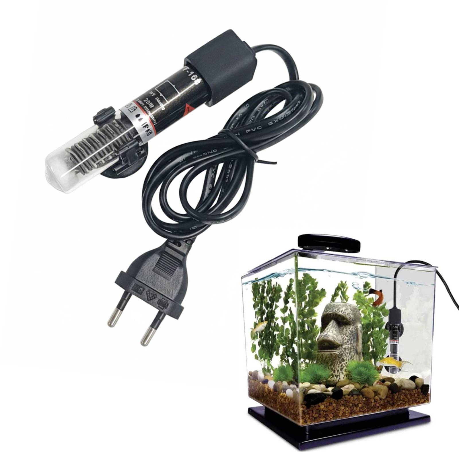Marine Aquarium Heater - Mini riscaldatore per acquario sommergibile per