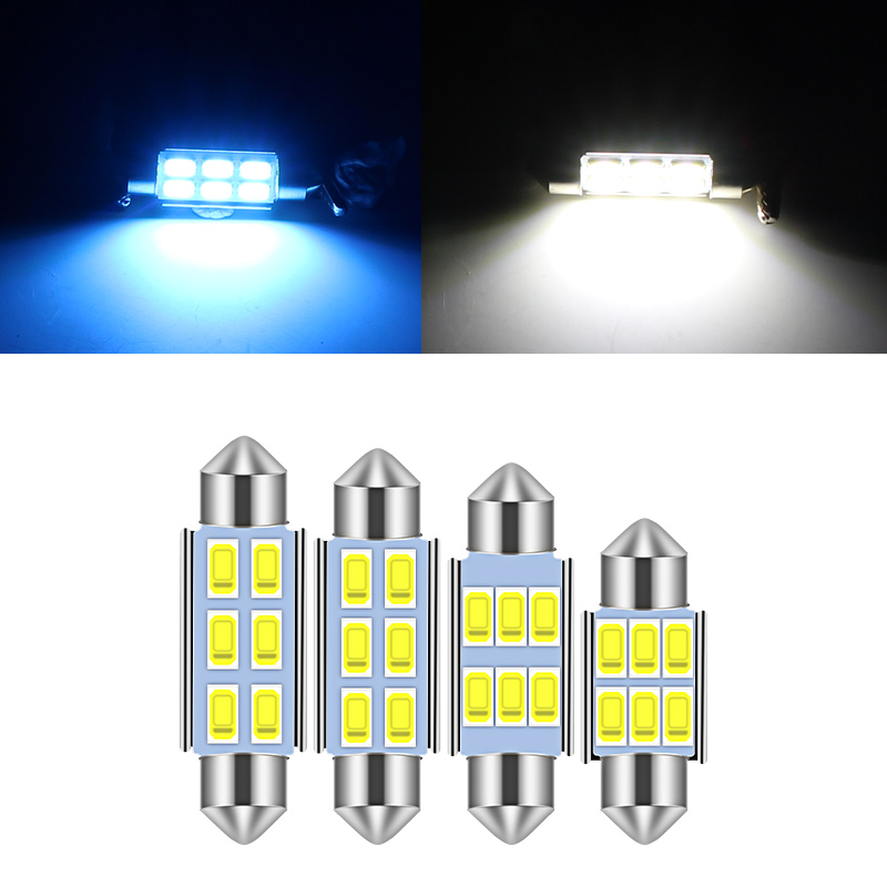 Actinic Blue Led - 4 Pezzi Lampadine LED C5W CANBUS