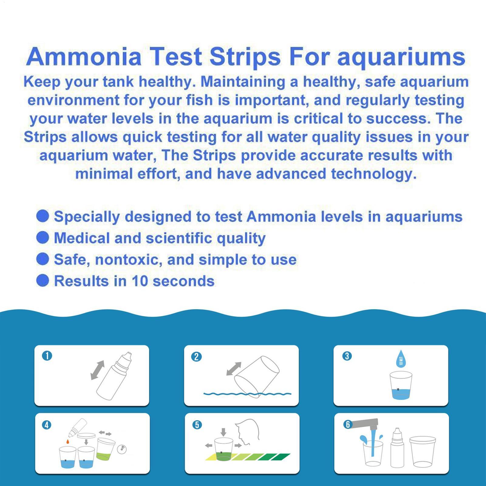 Strisce per Test dell'Ammoniac - Marine Aquarium Water Test Kit recensione e prezzo