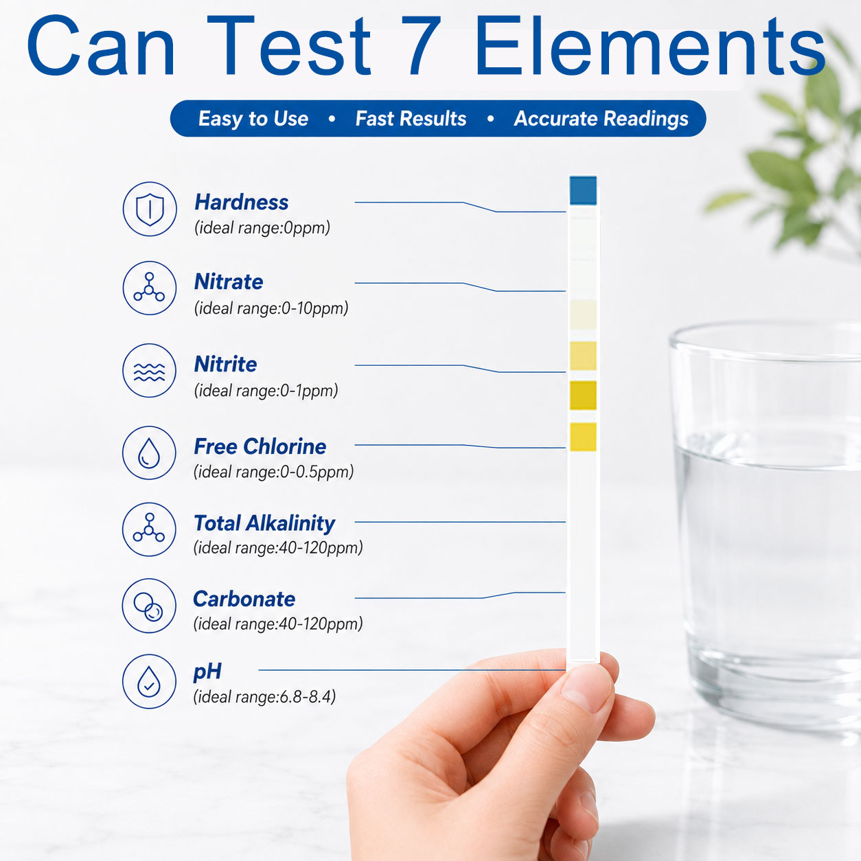 50 pezzi/scatola, strisce reat - Marine Aquarium Water Test Kit recensione e prezzo