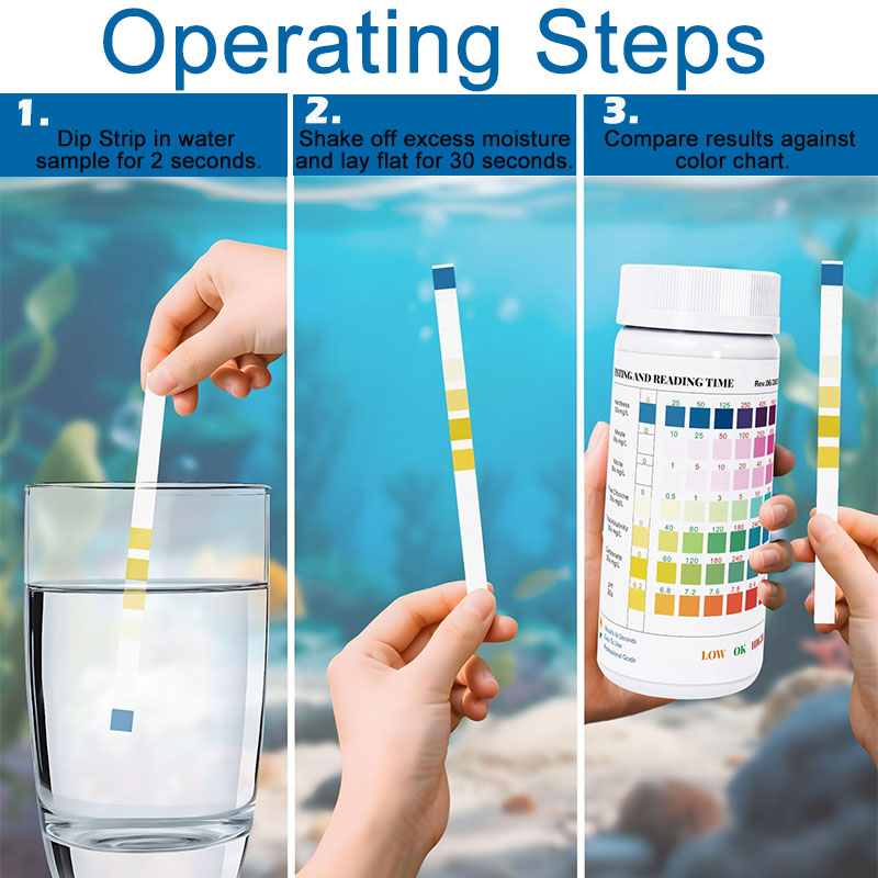 50 pezzi/scatola, strisce reat - Marine Aquarium Water Test Kit recensione e prezzo
