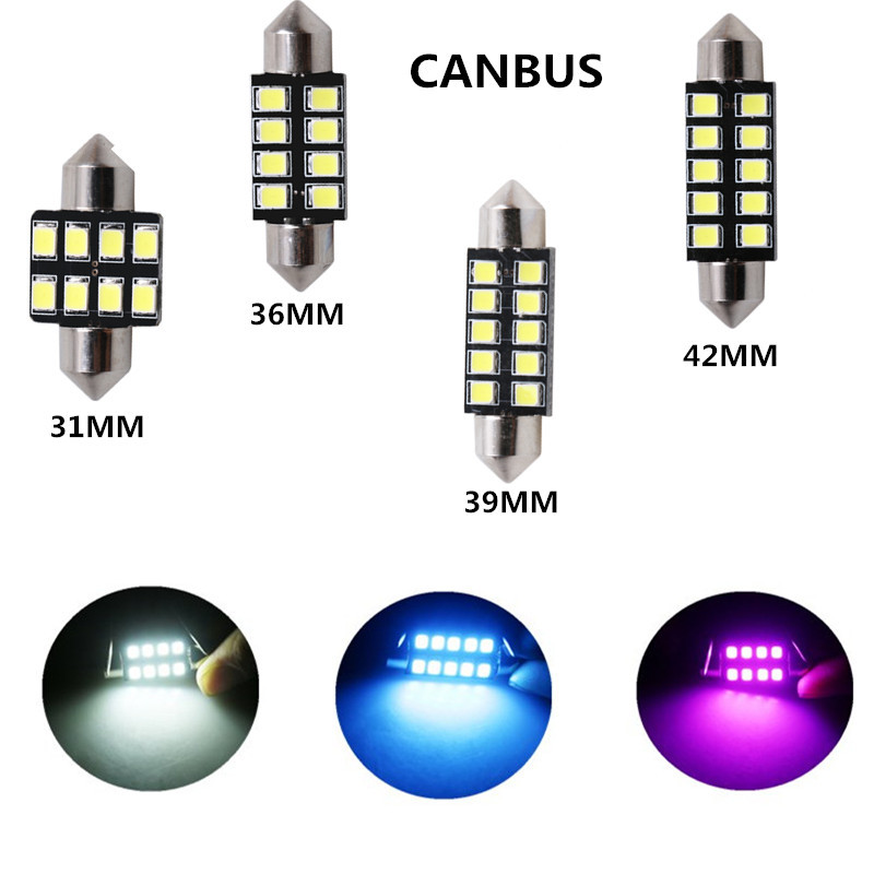 2 pezzi di luci LED C5W Festoo - Actinic Blue Led recensione e prezzo