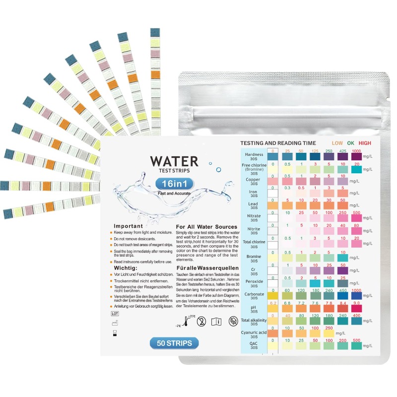 Strisce Reattive per Acquario, - Marine Aquarium Water Test Kit recensione e prezzo