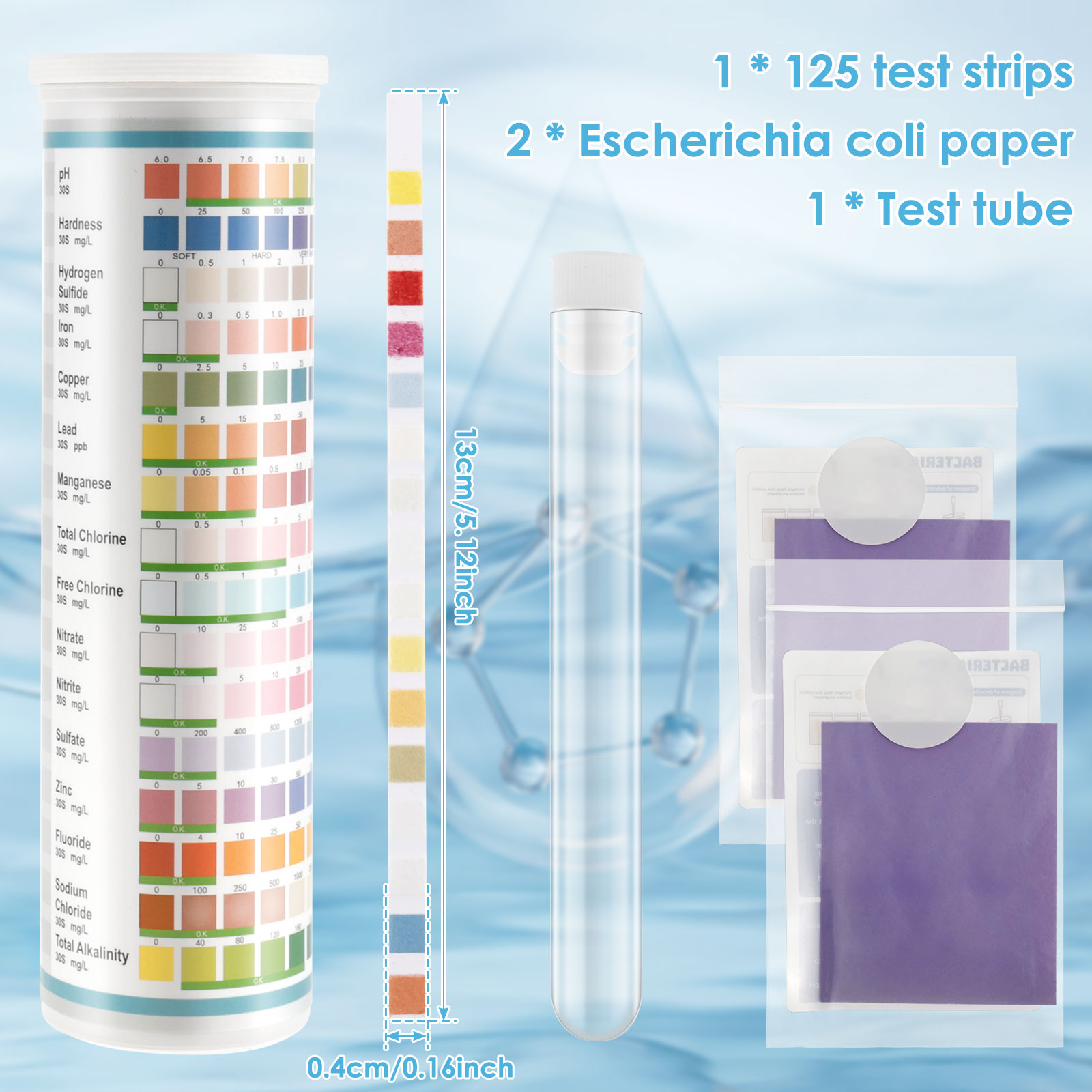 100/125Pc Strisce reattive per - Marine Aquarium Water Test Kit recensione e prezzo