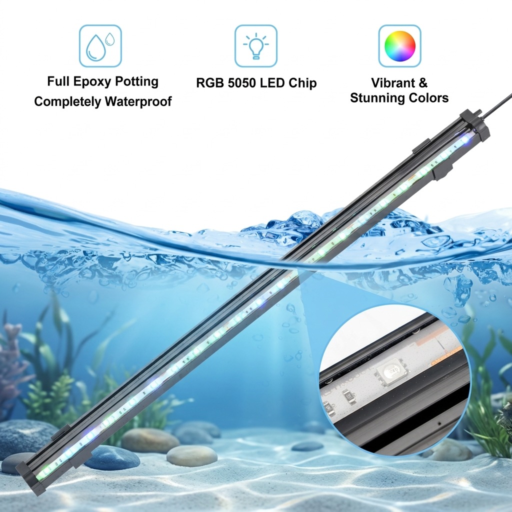 Lampada LED USB per Acquario c - Aquarium Marine Lights recensione e prezzo